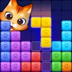 Cat Block Puzzle : Meow Blast iOS Icon