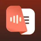 Voice Memo & Transcribe iOS Icon