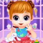Baby Dress up Makeup Salon iOS Icon