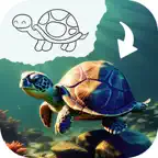 AI Doodle Art: Sketch to Photo iOS Icon