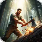 Wood Cutting: Idle Lumberjack iOS Icon