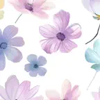 FloralTile -AI flower seamless icon