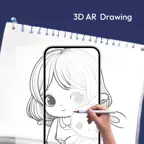 3D AR Draw Learn Steps by Step iOS Icon