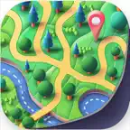 Smart Maps: Create & Explore Icon