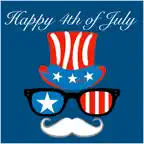 4th of July! stickers iOS Icon