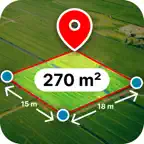 GPS Field Area Measure GPS Map iOS Icon