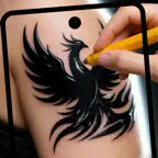Tattoo Design AR: Try On Ink Icon