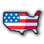 Electoral college map USA 2024 iOS Icon