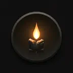 Novel Writing: Candlelight iOS Icon