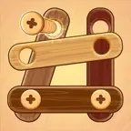 Nuts & Bolts - 3D Wood Puzzle iOS Icon