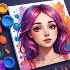 Paint for adults relax ASMR icon