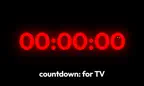 countdown: for TV iOS Icon
