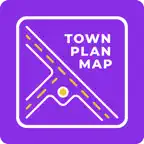 Town Plan Map icon