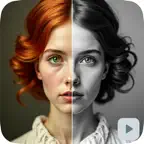 Old Photo to Vivid Color Video iOS Icon
