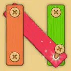 Screw A Wood Nuts Bolts Puzzle iOS Icon