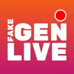 Gen Fake Live - Stream iOS Icon