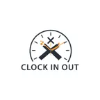 CLOCK IN OUT iOS Icon
