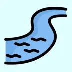 한강... 실시간 한강 수온 측정 앱 iOS Icon