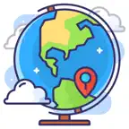 Geography Games: Learning Quiz iOS Icon