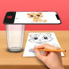 Drawing Canvas AR Trace, Paint icon