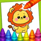 Toddler Coloring: Kids Game 2+ iOS Icon
