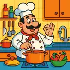 Chef Kitchen Recipes worldwide iOS Icon