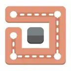 One Line Path Connect Puzzle iOS Icon