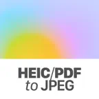 HEIC & PDF to JPG Converter iOS Icon