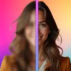 Upscale AI: HD Photo Enhancer iOS Icon