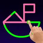 Just Draw the Line Drawing iOS Icon