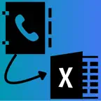 Export Contacts To Excel Fast iOS Icon