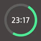 Round Millisecond Clock iOS Icon