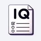 IQ Test Online: Visual Exam iOS Icon