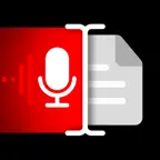 Voice Recorder + Transcribe AI iOS Icon