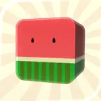 I Want Watermelon: Cubic World iOS Icon