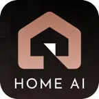 Home AI Interior Design Layout iOS Icon