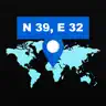 GPS Coordinates Locator Map