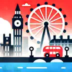 London Visually - Travel Guide iOS Icon