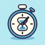Simple Timer & Stopwatch iOS Icon