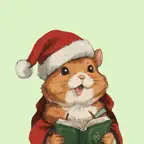Hamster Christmas Choir iOS Icon