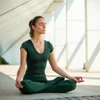 Yoga for weight loss app. iOS Icon