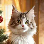 Gentle Kitty: Christmas Cats iOS Icon