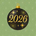 A Magical New Year's Eve iOS Icon