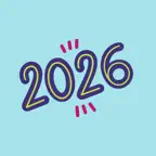 New Year's Colorful Pawty iOS Icon