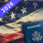 US Citizenship Test Prep 2026. iOS Icon