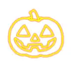 Neon Happy Halloween iOS Icon