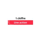 1 chiffre = 1 action iOS Icon