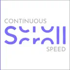 Continuous Scroll Speed App iOS Icon