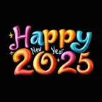 Happy New Year 2025 - WSticker iOS Icon