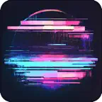 Glitch & VHS Video Effects Art iOS Icon